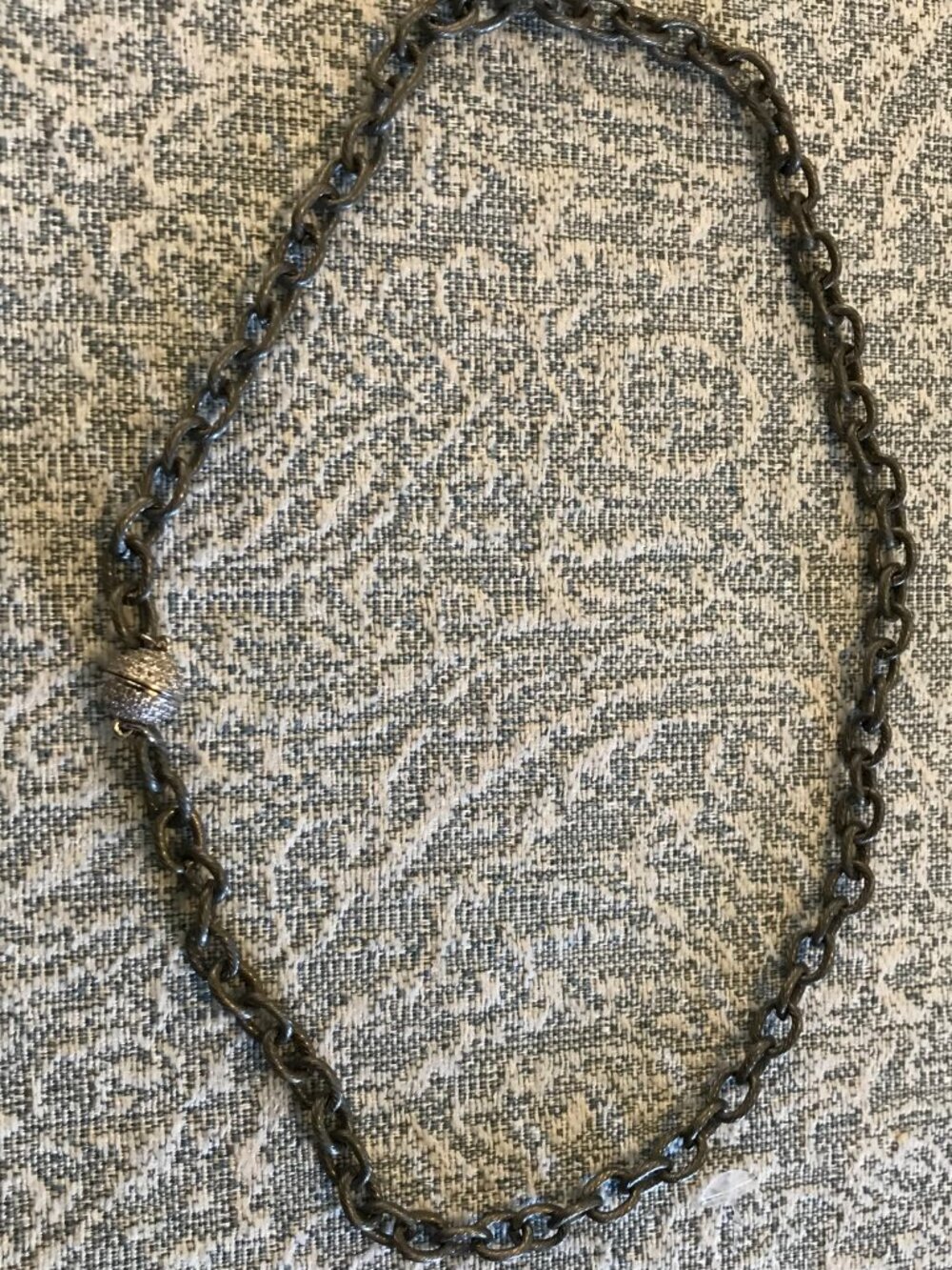 đ GIFTABLE - Freida Rothman Rhodium MAGNETIC CLASP Necklace/Bracelet Set - Picture 6 of 14